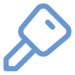 blue key icon